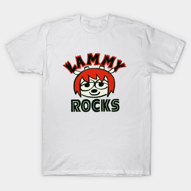 Mudwizard re-draws lammy rocks / um jammer lammy sheep girl T-Shirt by mudwizard